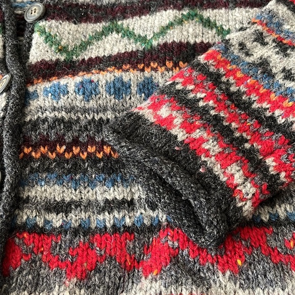 Classic Shetland wool cardigan from Lord and Taylor L. - Picture 3 of 7